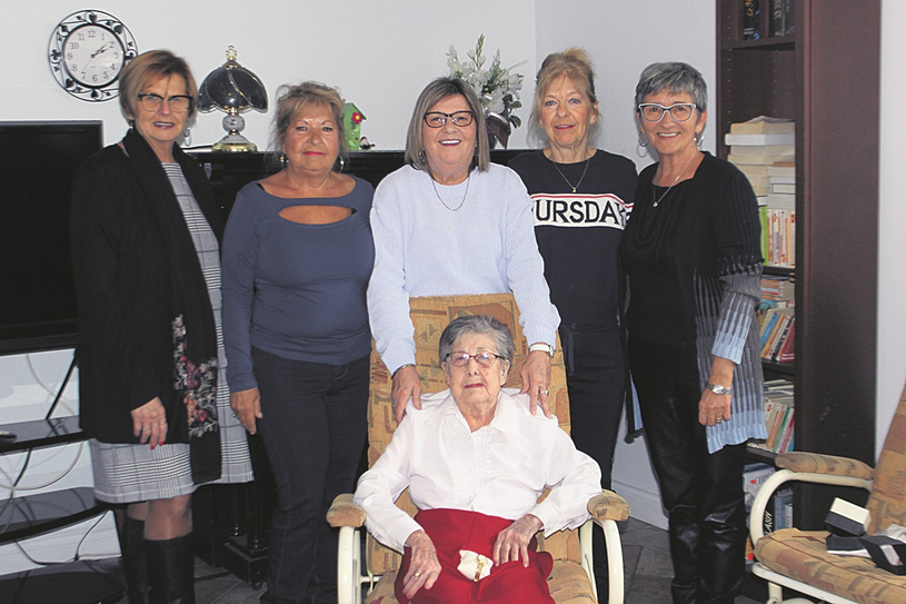 Centième anniversaire pour Mme Laurette Hamel Normandin