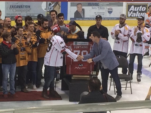 Dominic Fontaine et le Wild de Windsor ont rempli l’aréna