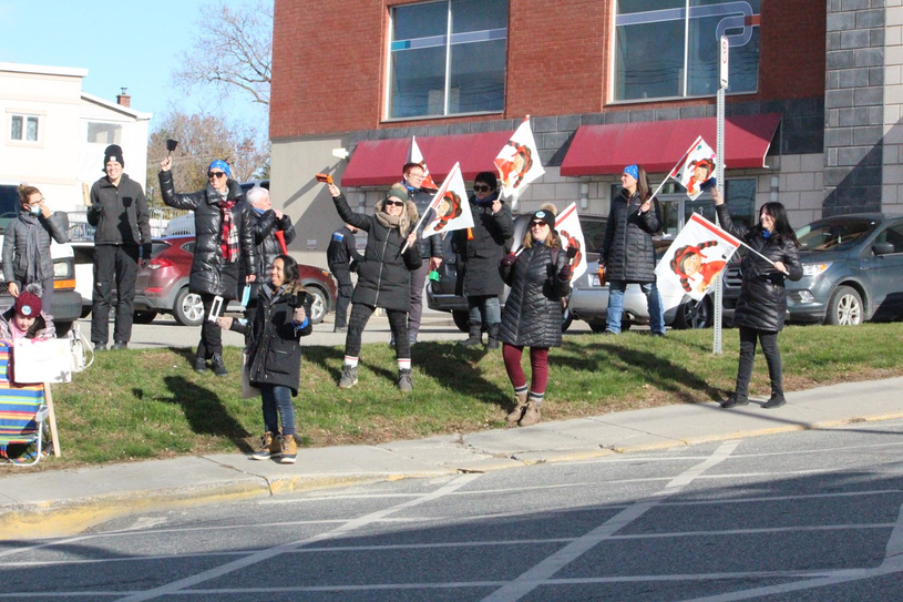 Les travailleuses des CPE manifestent à Windsor