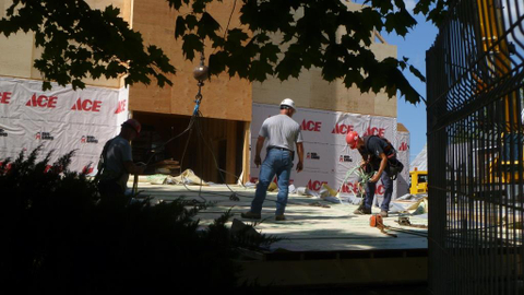 Reconstruction de l'église