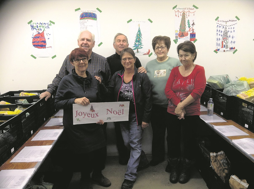 Belle réussite pour le Comité des paniers de Noël
