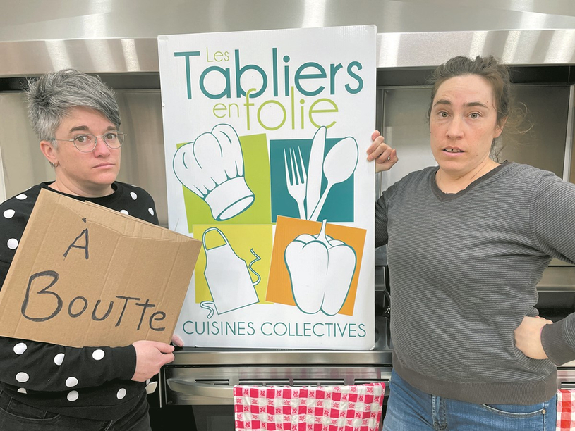 L’organisme Les Tabliers en Folie en grève !