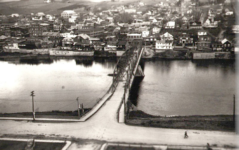 Pont en 1952