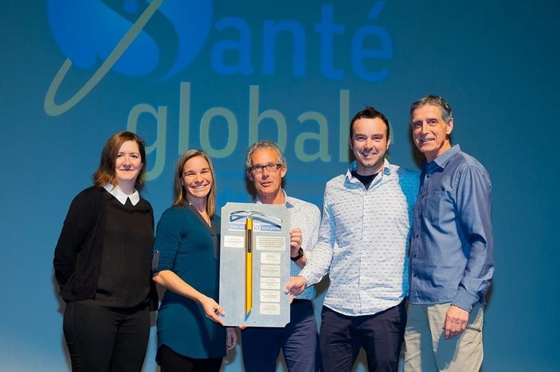 Une belle récompense pour notre équipe de Santé globale