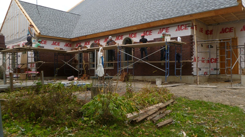 Reconstruction de l'église