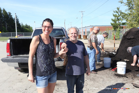 Distribution de compost à Windsor