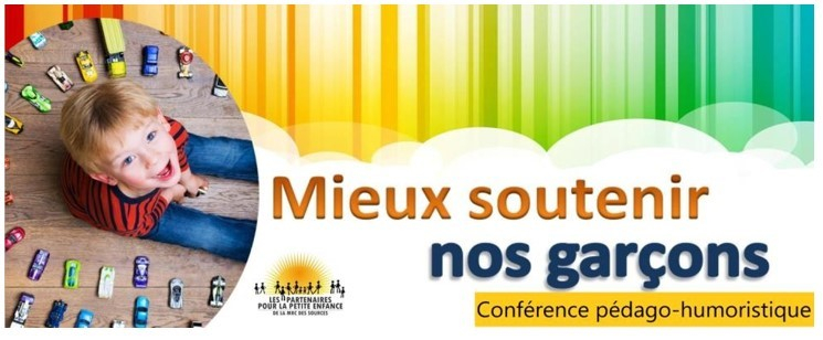 Une activité-conférence, offerte par les partenaires de la petite enfance des Sources