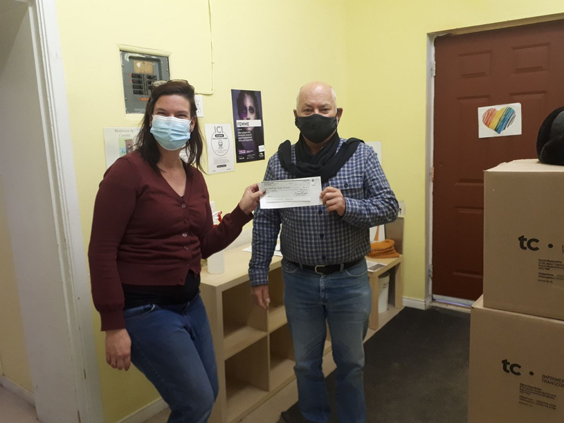 1000 $ pour les Paniers de Noël provenant des Chevaliers de Colomb de Richmond