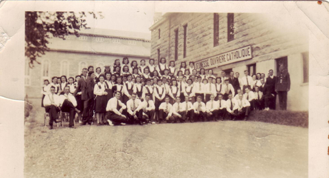 JOC à la Salle Paroissiale (Photo Claude Gilbert).