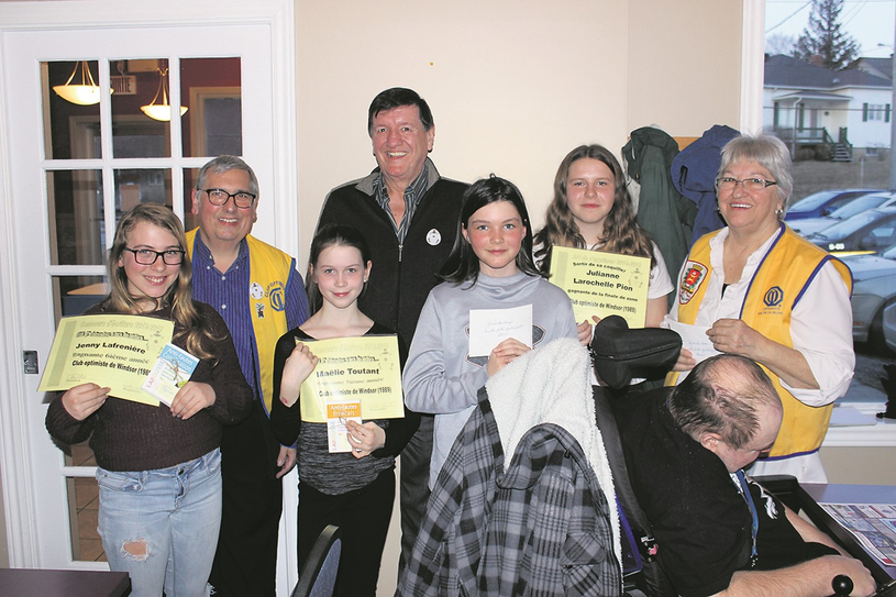De beaux efforts des jeunes du Club Optimiste