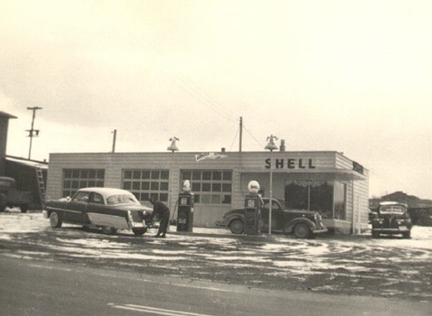 Garage Larivière en 1955