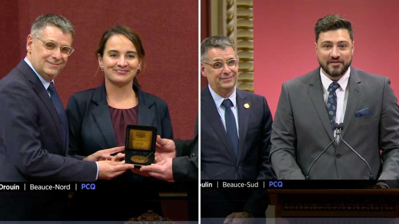 Les députés de Beauce assermentés à l'Assemblée nationale