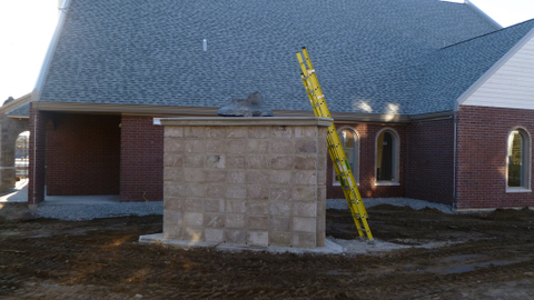 Reconstruction de L'église