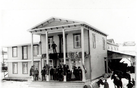 Magasin général Jos Gagnon en 1898