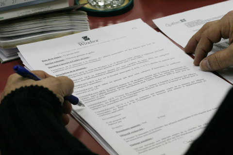 Documents à l'étude