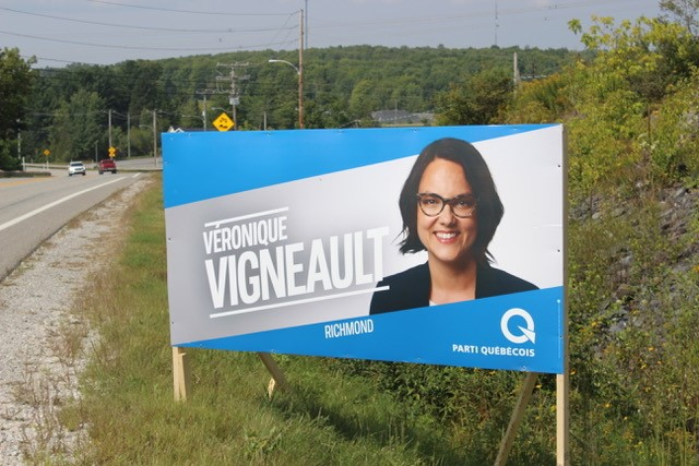Des pancartes électorales nombreuses  dans le comté de Richmond