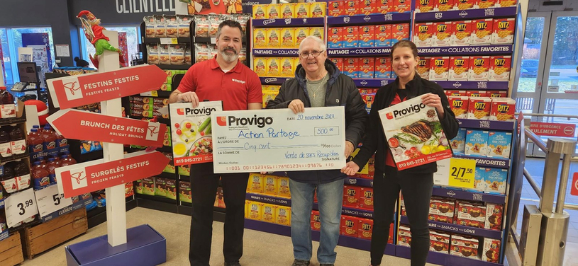 Le Provigo de Windsor distribue des chèques à des organismes