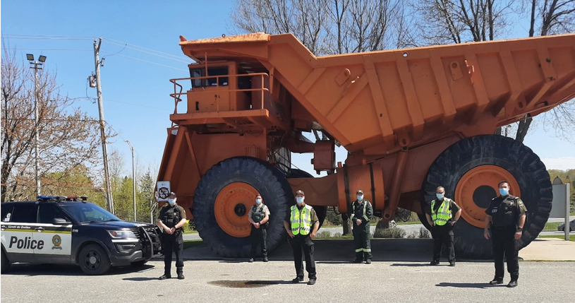 Opération conjointe avec les contrôleurs routiers à Val-des-Sources et Richmond