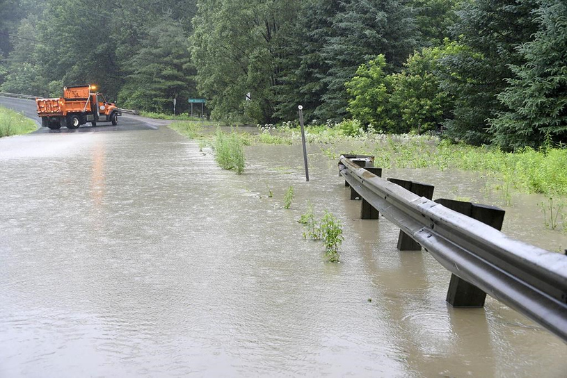 Menace d'inondation de la St-François dont le niveau a monté en flèche