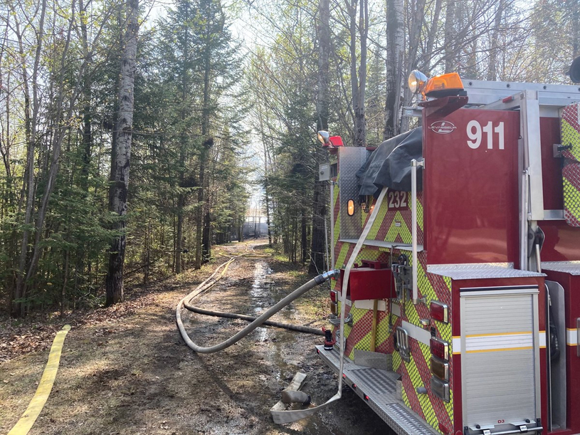 Incendie de garage : une personne blessée