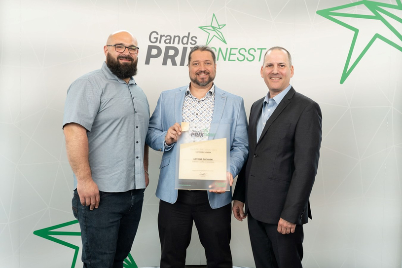 Antoine Zuchoski gagne un prix national à la CNESST