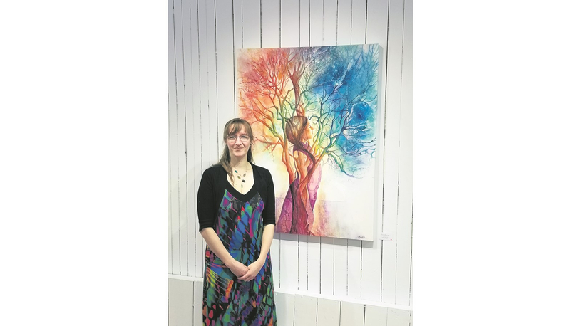 Une artiste de Danville expose au P’tit Bonheur de Saint-Camille