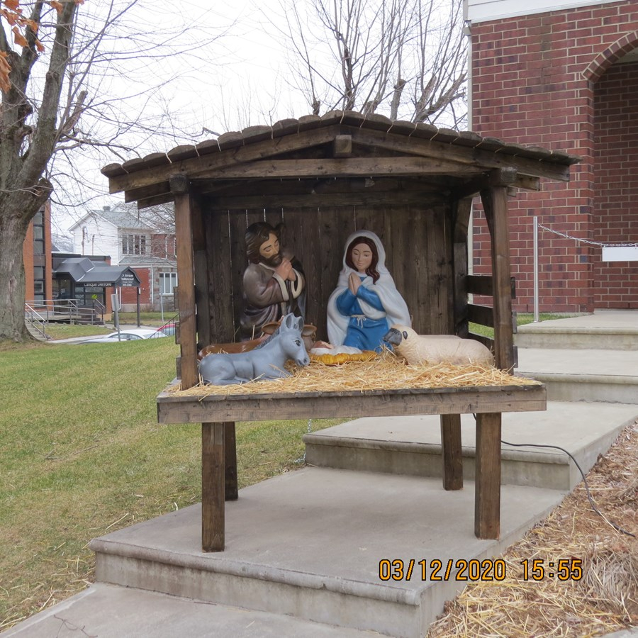 Crèche de Noël à l’église St-Philippe