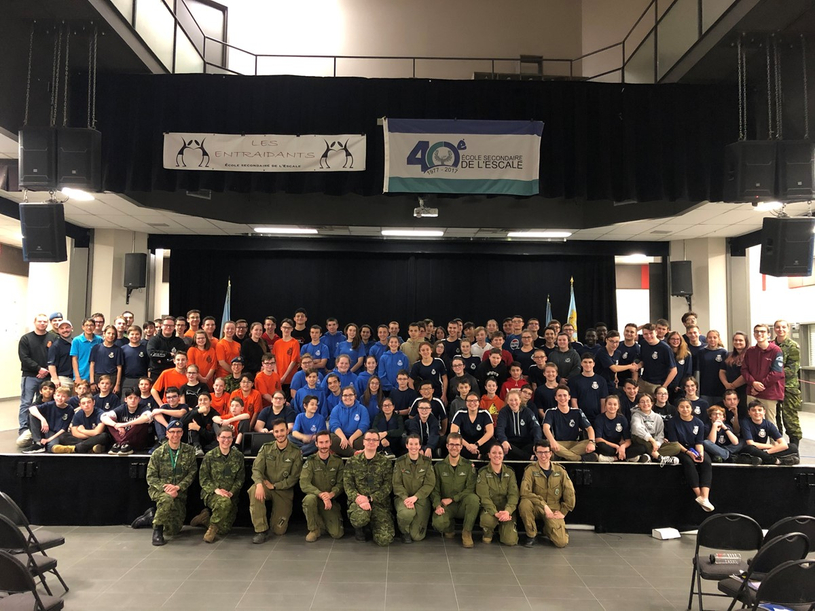 Une centaine de jeunes réunis au camp de pilotage des cadets de l’air Asbestos-Danville
