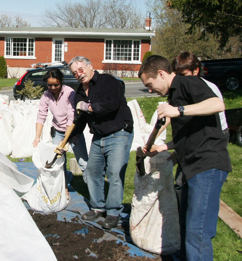 Distribution de compost