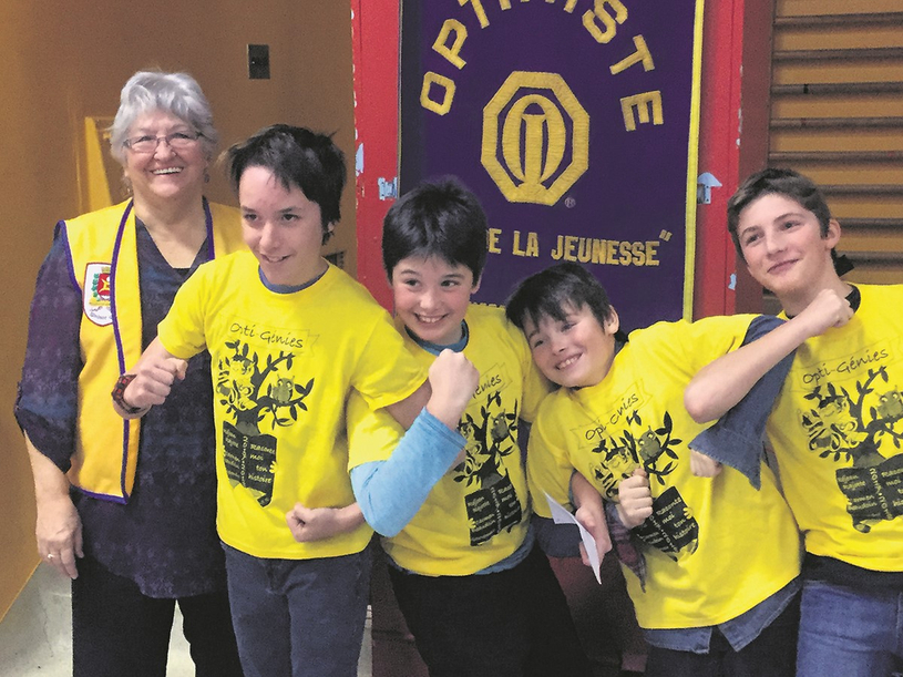 L’Opti-Génies à l’étape  de la finale de zone