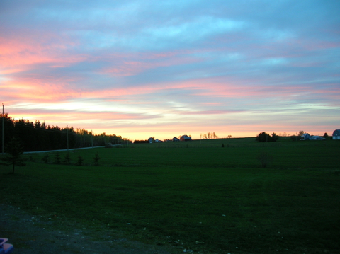 coucher de soleil