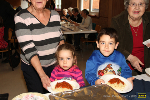 Souper au spaghetti à Windsor