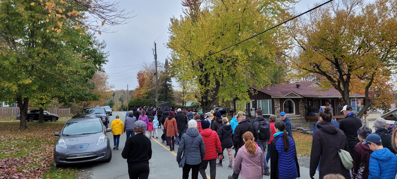 Plus de 130 personnes à la Grande Marche de Saint-Claude