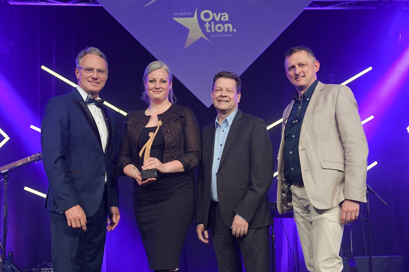 La Ville de Val-des-Sources lauréate au prix du Mérite Ovation municipale 2023