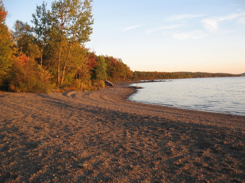 Plage d'automne