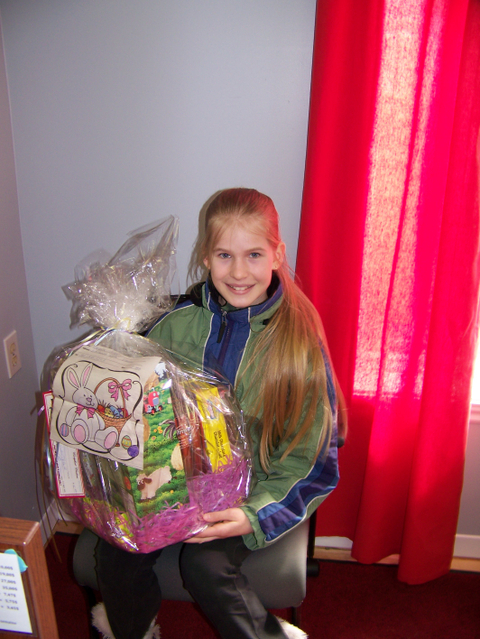Gagnante concours de Pâques 2013