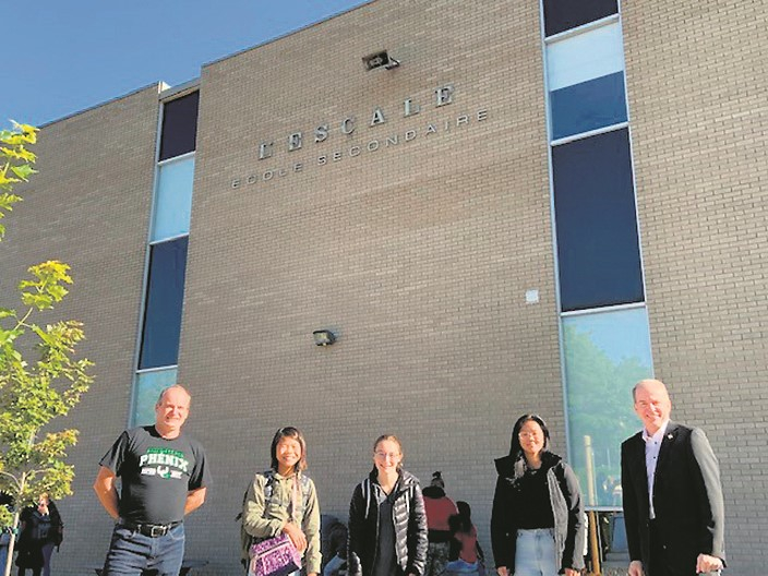 Une aide financière de 2750 $ pour l’école secondaire de l’Escale