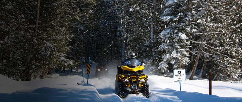 L’hiver est enfin arrivé pour la saison du Club Quad de la MRC 