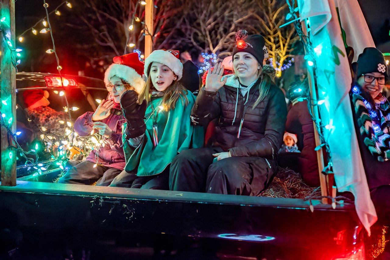 Pas moins de 5000 personnes ont salué le père Noël à Richmond