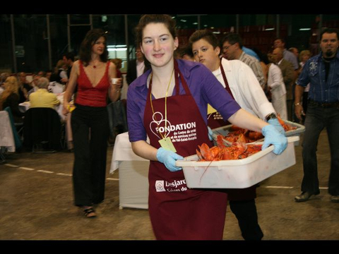 1000 personnes au souper au homard de la Fondation