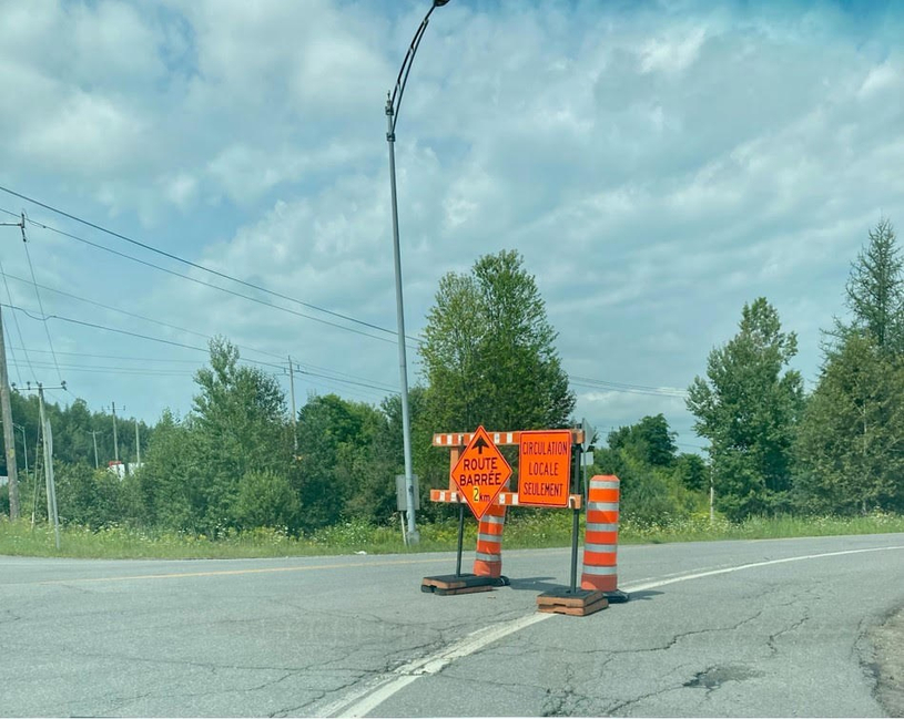 Fermeture d’un tronçon de la route 143