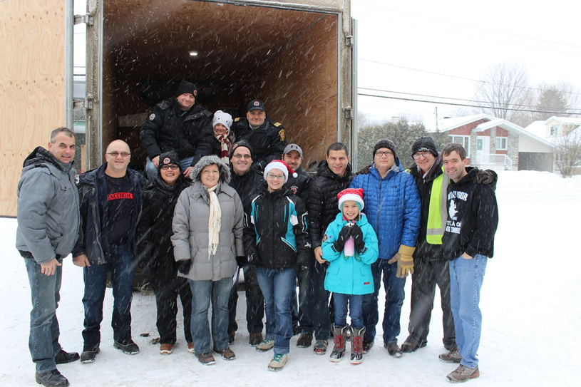 Une bonne cuvée pour les paniers de Noël à Windsor
