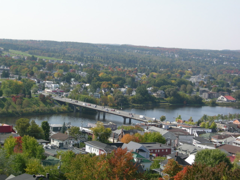 Ville St Georges vu du clocher l'Assomption