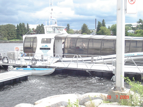 bateau mouche au lac megantic