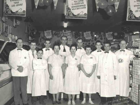 Ouverture du IGA sur la 2e avenue 1962