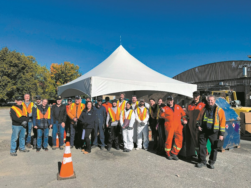 12,8 tonnes amassées lors de la collecte des RDD dans le secteur de Richmond