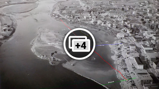 ENLÈVEMENT DE L' ILE GILBERT ET EXHAUSSEMENT DE L'ILE GIROUX