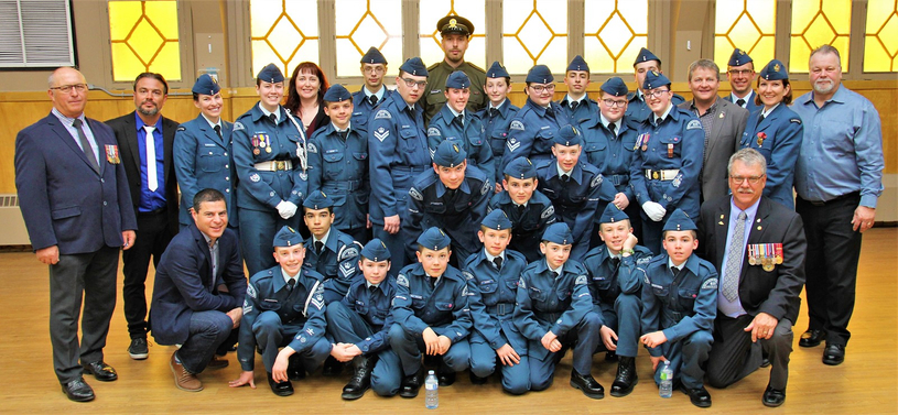 61e Cérémonial de fin d’année des Cadets de l’Air Asbestos-Danville