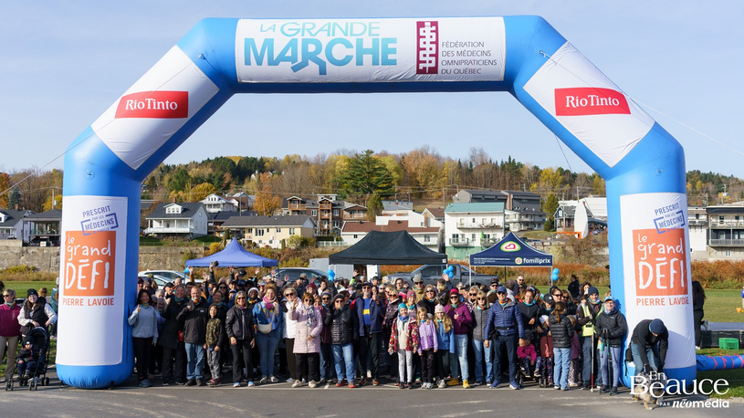 Cinq rendez-vous en Beauce pour la Grande marche du Défi Pierre Lavoie