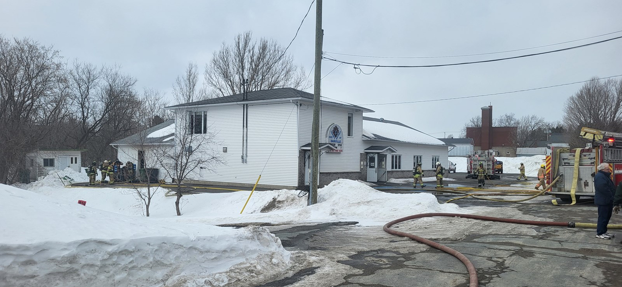 Un incendie endommage une partie du bâtiment intérieur de la salle des chevaliers de Colomb de Danville
